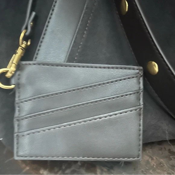 House of Harlow 1960 Style Brown Suede Tote Bag-NWOT - Picture 10 of 11